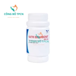 Natri bicarbonat 500mg Bidiphar - Thuốc điều trị nhiễm toan chuyển hóa